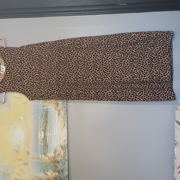 Original TY2 leopard print sheath dress size P8 - Picture 2 of 6